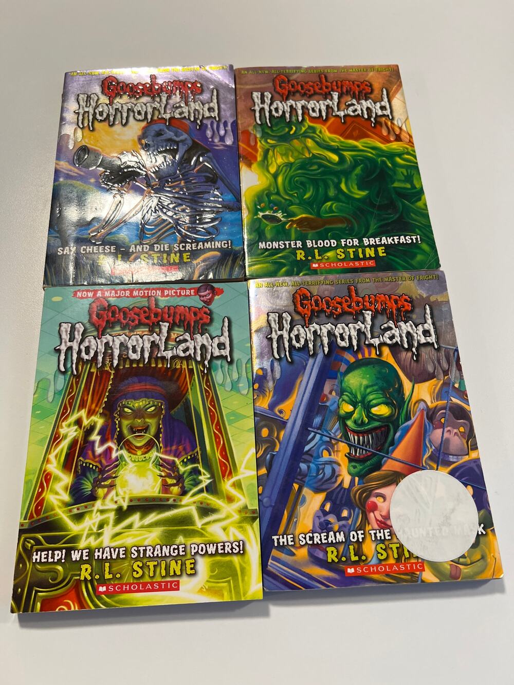 Goosebumps Horrorland Books 3-4-8 & 10